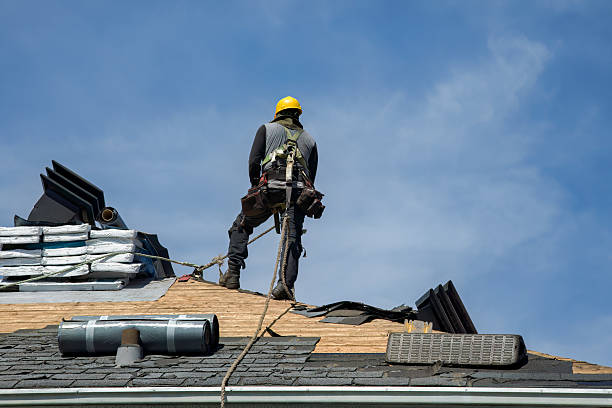 Professional Flat Roof Repair technician working in Golden, MS